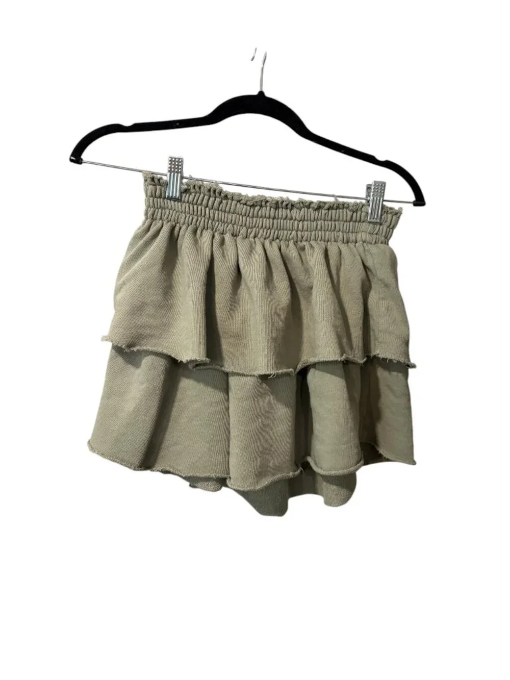 Aerie Tiered Ruffle Mini Skirt - Picture 2 of 4